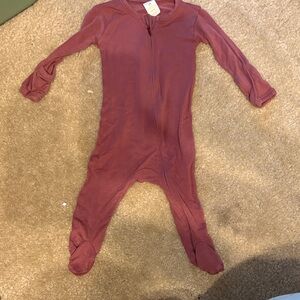 Kate Quinn Kids Footie in Dusty Rose